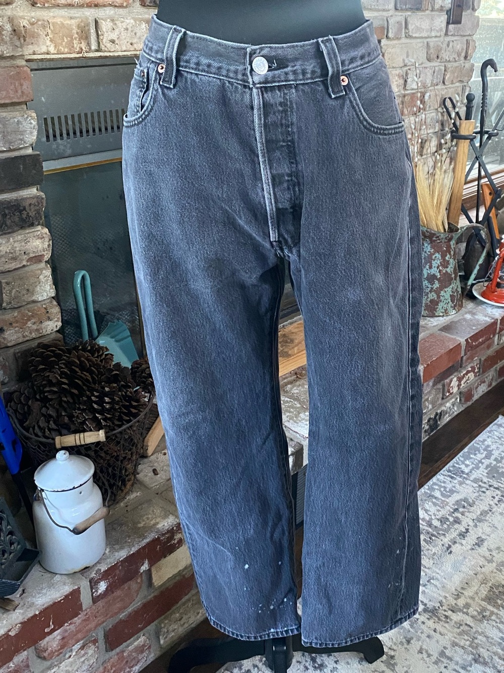 Vintage 501 Levi’s 36x29 washed black